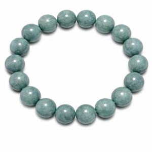 Green Jadeite Natural Stone Bracelet (10mm Beads)