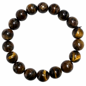 Tiger Eye Natural Stone Bracelet (10mm Beads)