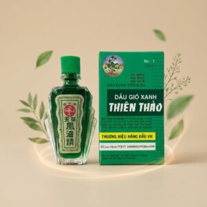 THIEN THAO Natural Herbal Medicated Oil for Muscle Pain, Headache & Cold Relief – Made in Vietnam